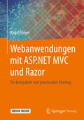 Cover: Webanwendungen mit ASP.NET MVC und Razor - Springer Vieweg