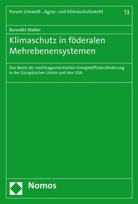 Abbildung von: Klimaschutz in föderalen Mehrebenensystemen - Nomos