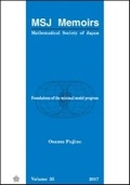 Cover: Foundations of the Minimal Model Program - Mathematical Society of Japan