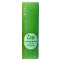 Abbildung von: Chakra Kerze "Liebe" in grün, Höhe ca. 23 cm - Nova MD