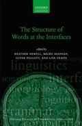 Cover: The Structure of Words at the Interfaces - OUP eBook