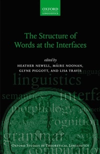 Enlarge image Cover: The Structure of Words at the Interfaces - OUP eBook