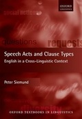 Cover: Speech Acts and Clause Types - Oxford University Press