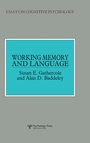 Cover: Working Memory and Language - Psychology Press Ltd