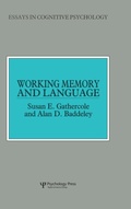Cover: Working Memory and Language - Psychology Press Ltd