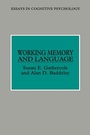 Cover: Working Memory and Language - Psychology Press Ltd