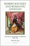 Cover: Robert Southey and Romantic Apostasy - Royal Historical Society