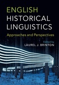 Cover: English Historical Linguistics - Cambridge University Press