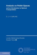 Cover: Analysis on Polish Spaces and an Introduction to Optimal Transportation - Cambridge University Press