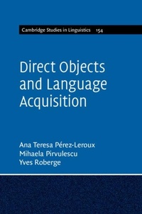 Abbildung von: Direct Objects and Language Acquisition - Cambridge University Press