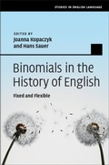 Cover: Binomials in the History of English - Cambridge University Press