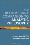 Cover: The Bloomsbury Companion to Analytic Philosophy - Bloomsbury Academic