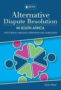 Abbildung von: Alternative dispute resolution in South Africa - Juta