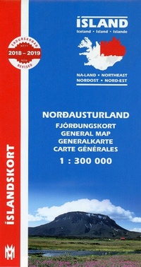 Abbildung von: North East Iceland Map 1:300 000 2018 - Mal Og Menning,Iceland