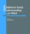 Cover: Children's Early Understanding of Mind - Psychology Press Ltd