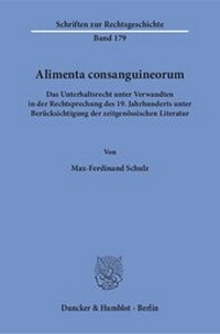 Abbildung von: Alimenta consanguineorum - fibre
