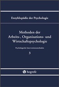 Cover: Methoden der Arbeits-, Organisations- und Wirtschaftspsychologie - Hogrefe