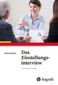 Enlarge image Cover: Das Einstellungsinterview - Hogrefe