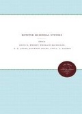 Cover: Royster Memorial Studies - The University of North Carolina Press
