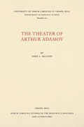 Cover: The Theater of Arthur Adamov - The University of North Carolina Press