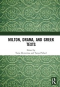 Cover: Milton, Drama, and Greek Texts - Routledge