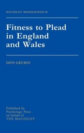 Cover: Fitness To Plead In England And Wales - Psychology Press Ltd