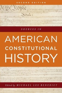 Enlarge image Cover: Sources in American Constitutional History - Rowman & Littlefield Publishers