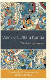 Abbildung von: Valmiki's Uttara Kanda - Rowman & Littlefield Publishers
