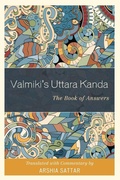 Cover: Valmiki's Uttara Kanda - Rowman & Littlefield Publishers