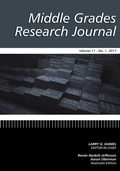 Cover: Middle Grades Research Journal Vol 11 Issue 1 - Information Age Publishing