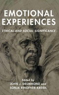 Cover: Emotional Experiences - Rowman & Littlefield International