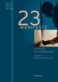 Cover: 23 Manifeste zu Bildakt und Verk&ouml;rperung - De Gruyter