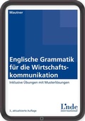 Cover: Englische Grammatik f&uuml;r die Wirtschaftskommunikation - Linde