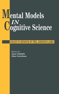 Cover: Mental Models In Cognitive Science - Psychology Press Ltd
