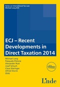 Cover: ECJ - Recent Developments in Direct Taxation 2014 - Linde