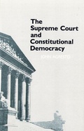 Cover: The Supreme Court and Constitutional Democracy - Cornell University Press