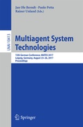 Cover: Multiagent System Technologies - Springer