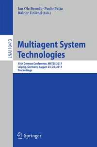 Enlarge image Cover: Multiagent System Technologies - Springer