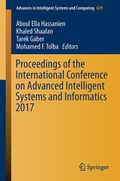 Cover: Proceedings of the International Conference on Advanced Intelligent Systems and Informatics 2017 - Springer