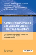 Cover: Computer Vision, Imaging and Computer Graphics Theory and Applications - Springer
