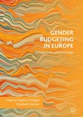 Cover: Gender Budgeting in Europe - Palgrave Macmillan