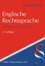 Cover: Englische Rechtssprache - Helbing & Lichtenhahn