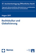 Cover: Rechtskultur und Globalisierung - Helbing & Lichtenhahn