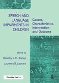 Cover: Speech and Language Impairments in Children - Psychology Press Ltd