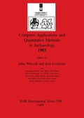 Cover: Computer applications and quantitative methods in archaeology 1993 - BAR Publishing