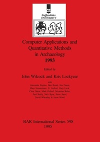 Enlarge image Cover: Computer applications and quantitative methods in archaeology 1993 - BAR Publishing