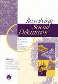 Cover: Resolving Social Dilemmas - Psychology Press Ltd