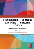 Cover: Communication, Legitimation and Morality in Modern Politics - Routledge