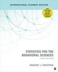Enlarge image Cover: Statistics for the Behavioral Sciences - SAGE Publications Inc