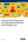 Cover: Teaching Human Resources and Organizational Behavior at the College Level - Information Science Reference